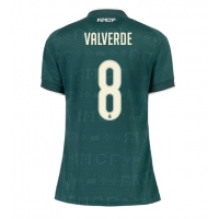 Camiseta Real Madrid Federico Valverde #8 Segunda Equipación Replica 2026-27 para mujer mangas cortas